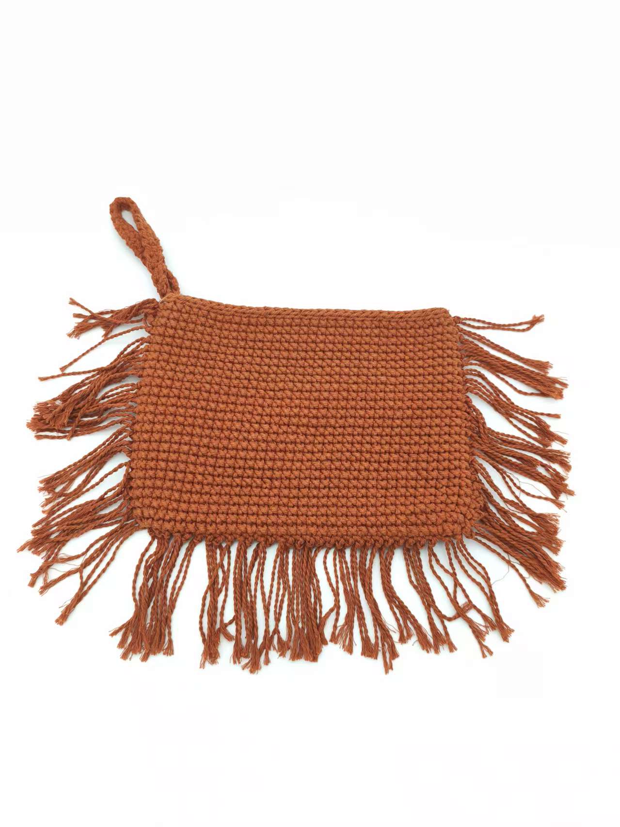 Autumn Embroidery Trimming Holiday Beach Style Handbag Handmade Thread Crochet Pochette