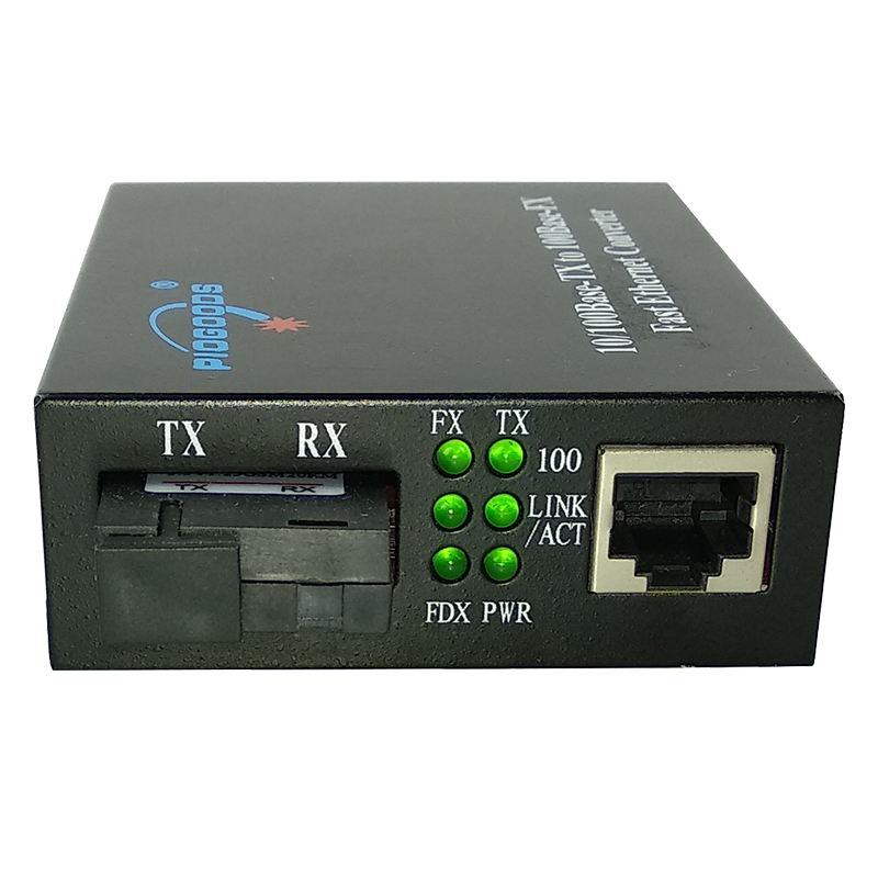 10/100M adaptive optic fiber media converter