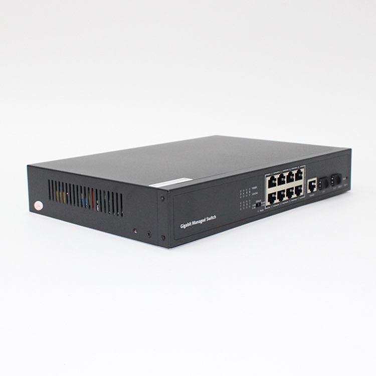 8 Gigabit ports Ethernet switch with L2 Management