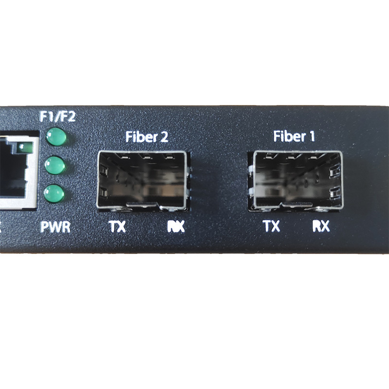 Gigabit Ethernet Sc 10/100/1000M 2Sfp To 4Rj45 4 Port Fiber Optic Media Converter