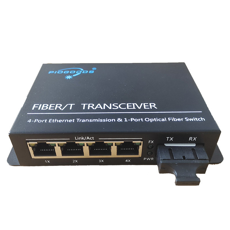 High Quality 1000M Single Mode Dual Fiber Optic Rj45 Fast Ethernet Media Converter Gigabit