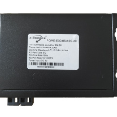 100M 4 Ports Rj45 Dual Fibe Multi Single Mode 80Km 120Km Fiber Optic Media Converter