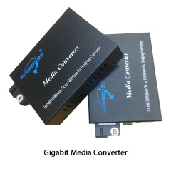 Sc 10/100/1000M Single Fiber 1310/1550Nm Wdm Gigabit Fiber Optic To Rj45 Media Converter