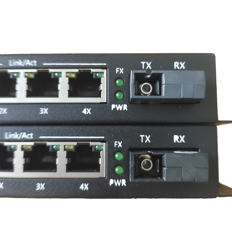 20Km 1000M Gigabit Ethernet Rj45 4 Ports Single Fiber Optic Transceiver Media Converter Suppliers