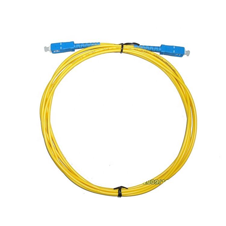 single mode G652D G657A 3 meters fiber optic patch cord sc upc patch cord