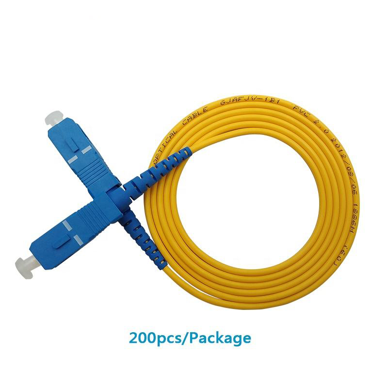 Optical fiber SC/PC Single Mode Simplex Fiber Optic SC patch cord