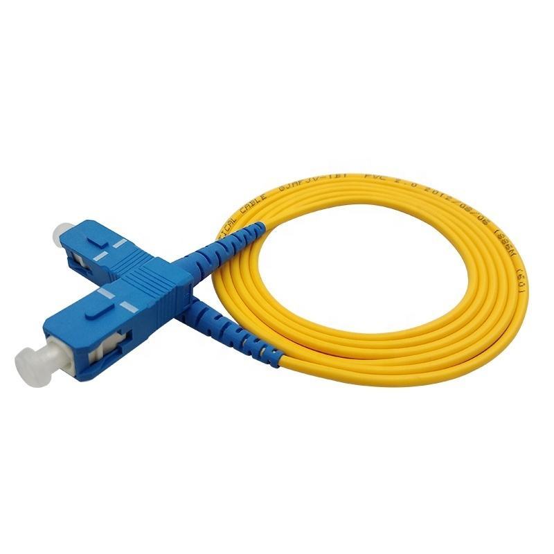 Optical fiber SC/PC Single Mode Simplex Fiber Optic SC patch cord