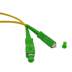 SC/APC 3.0mm G65D G657A ftth optical fiber patch cord 3 meter fiber optic patch cord