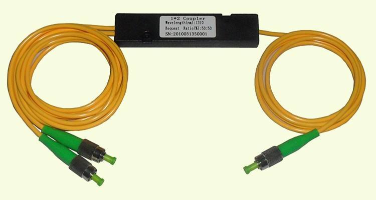 1x2 single mode FBT Fiber optical coupler splitter ABS box FC/APC
