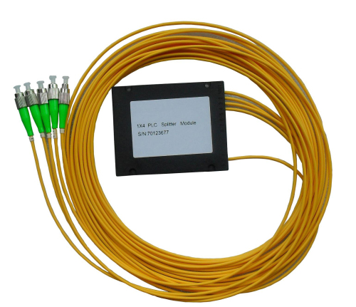 1X4PLC optical fiber splitter