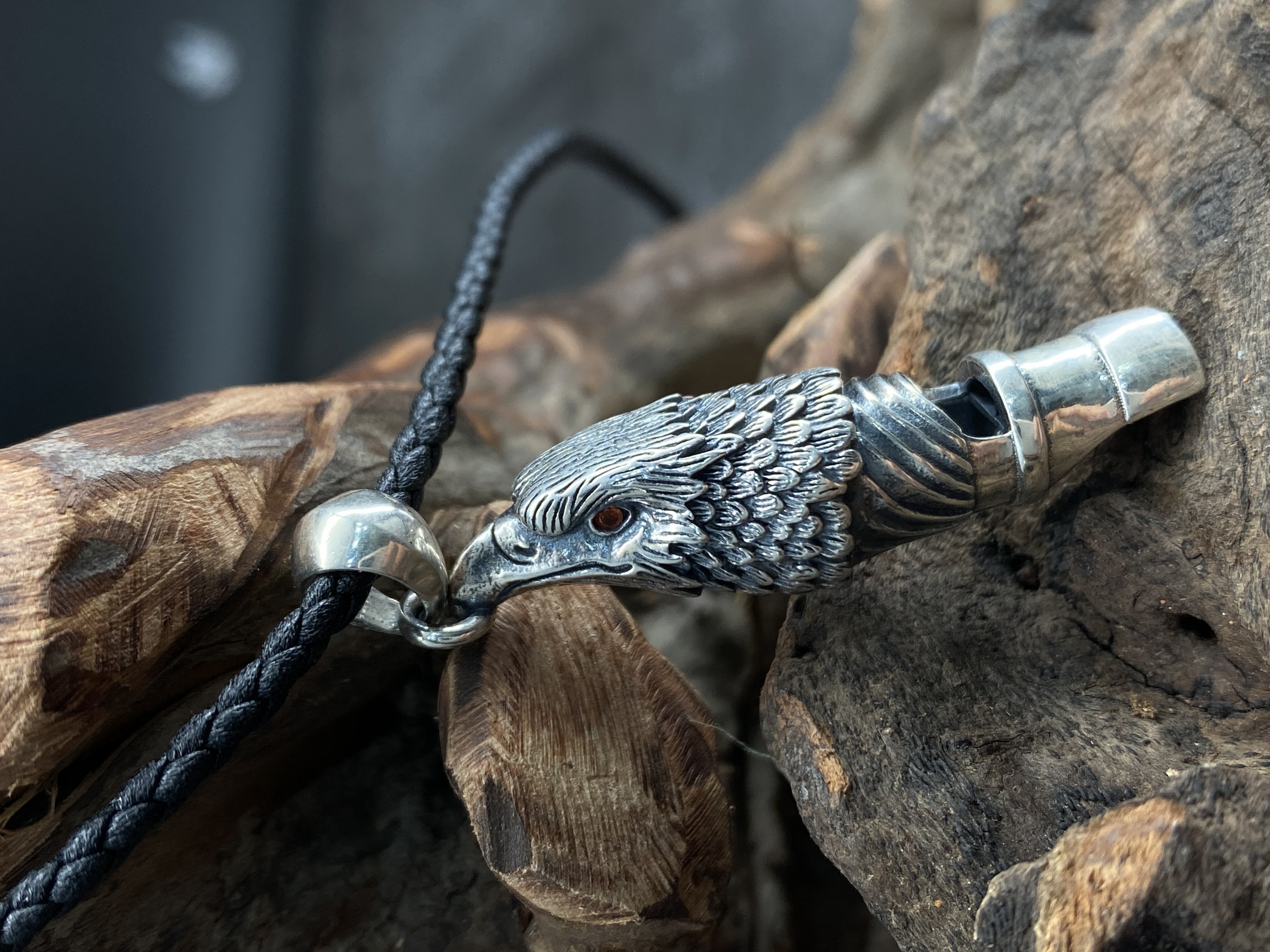 Whistle Pendant Eagle Pendant Loud Whistle Necklace S925