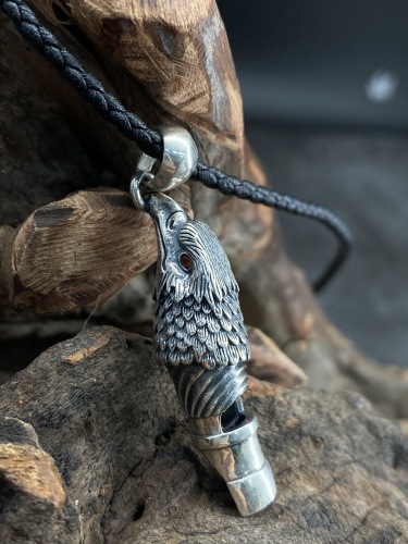 Whistle Pendant Eagle Pendant Loud Whistle Necklace S925