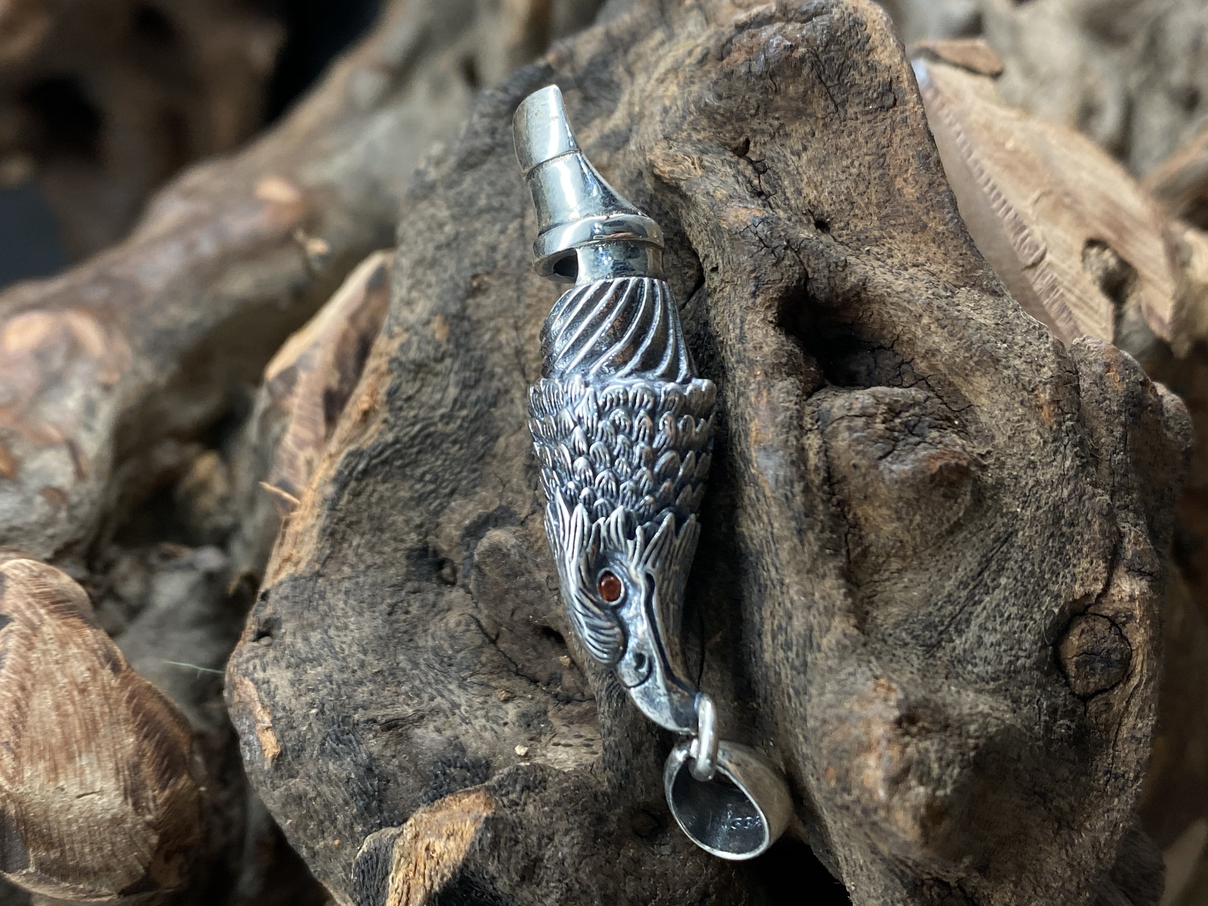 Whistle Pendant Eagle Pendant Loud Whistle Necklace S925