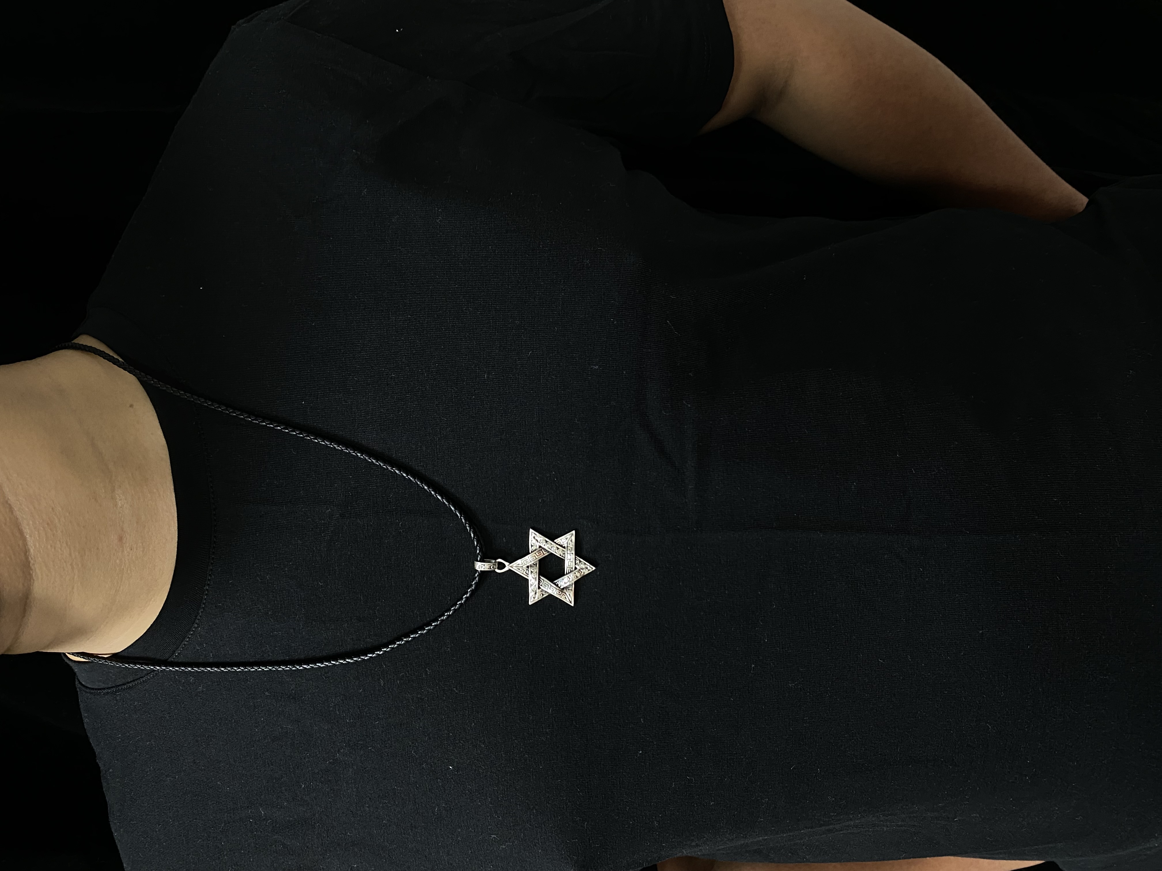 Star Of David  Magen David Pendant Hexagram Pendant Sterling Silver 925