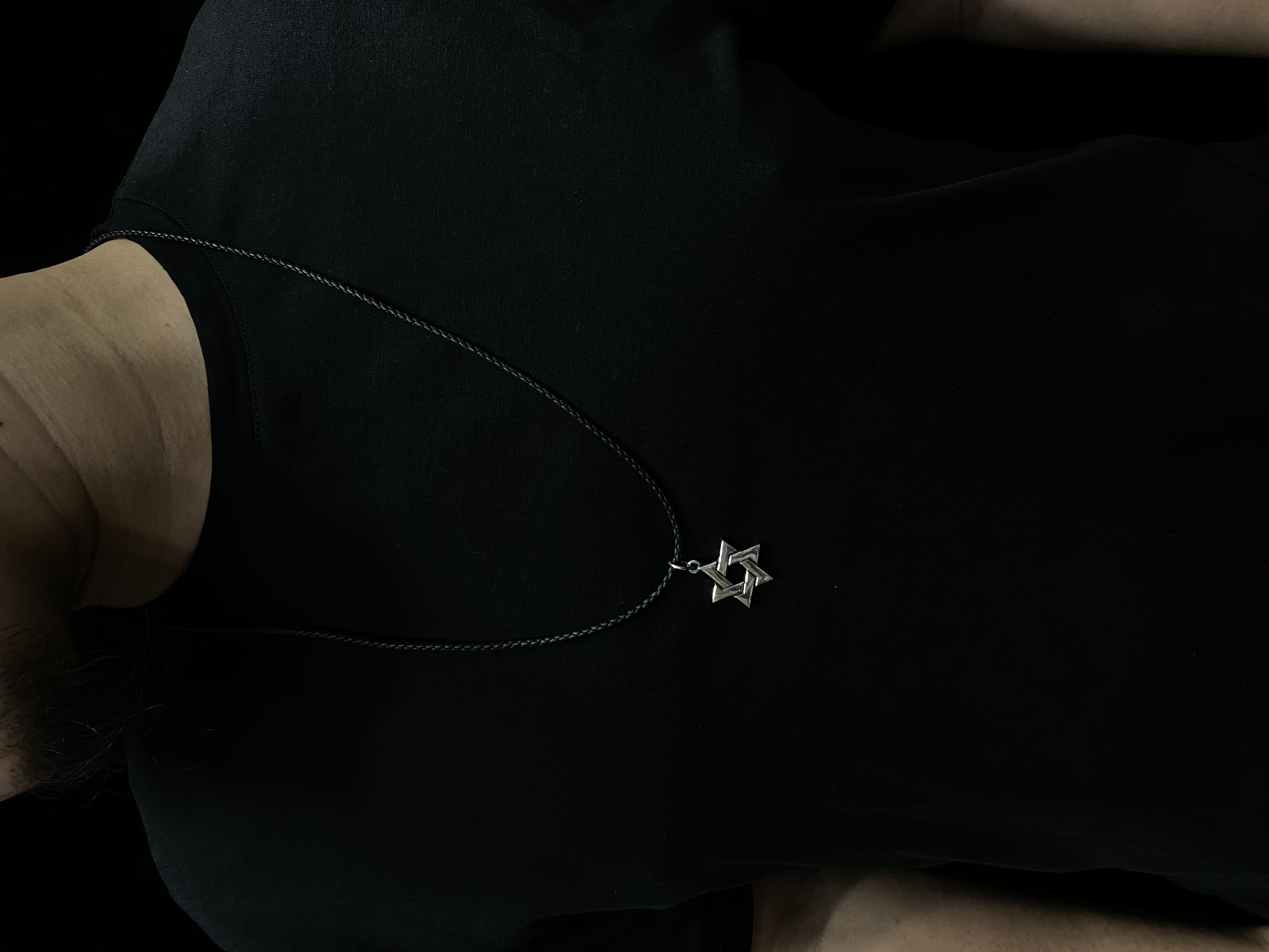 Star Of David Pendant Hexagram Pendant Sterling Silver 925