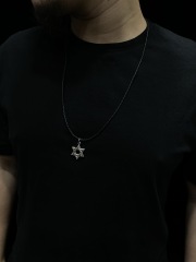 Star Of David Pendant Hexagram Pendant Sterling Silver 925