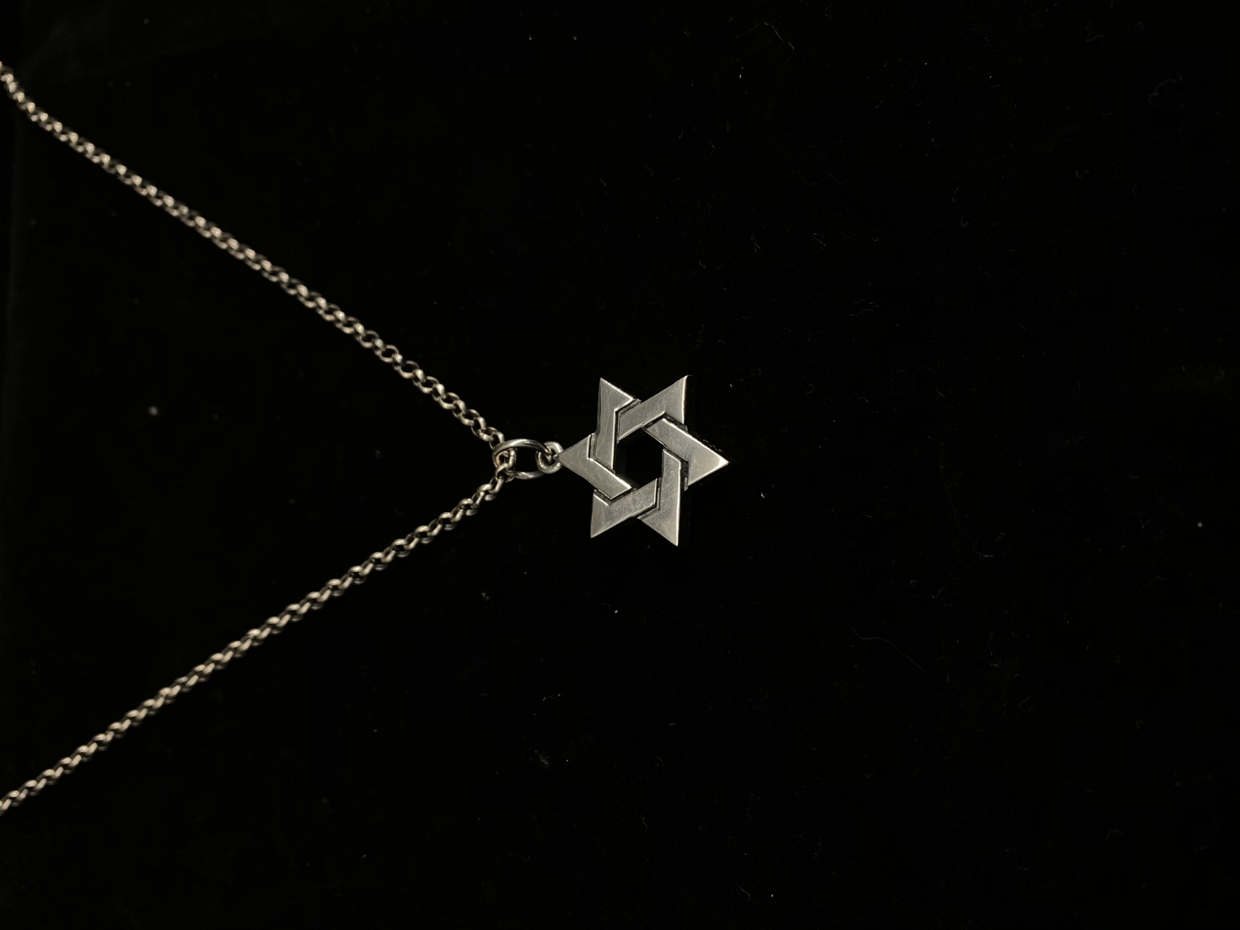 Star Of David Pendant Hexagram Pendant Sterling Silver 925
