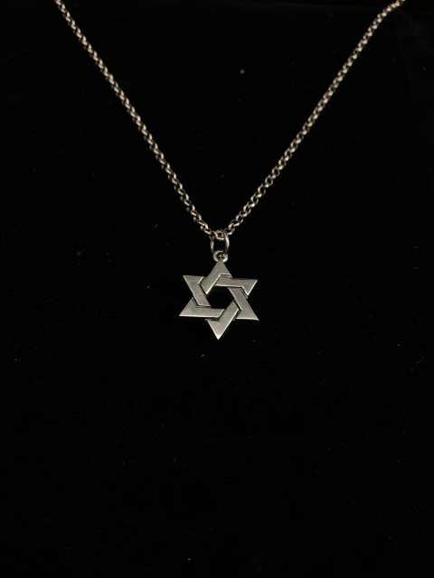 Star Of David Pendant Hexagram Pendant Sterling Silver 925
