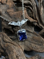 Bat Pendant Gothic jewelry Vampire Bat Necklace Gothic Necklace Bat Necklace S925