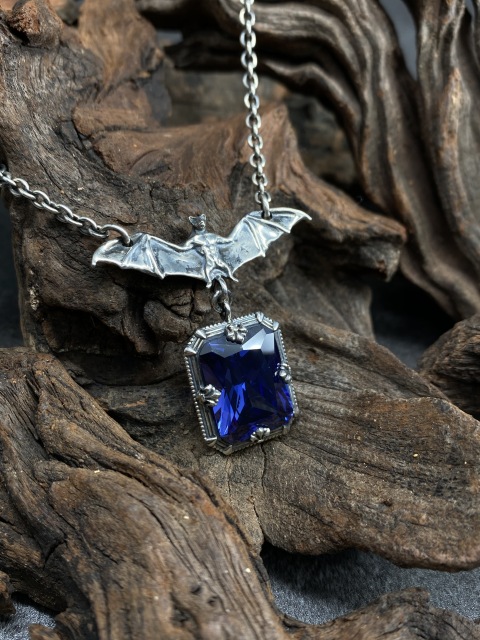 Bat Pendant Gothic jewelry Vampire Bat Necklace Gothic Necklace Bat Necklace S925