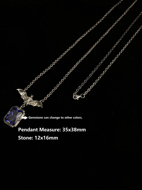 Bat Pendant Gothic jewelry Vampire Bat Necklace Gothic Necklace Bat Necklace S925