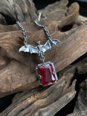 Bat Pendant Gothic jewelry Vampire Bat Necklace Gothic Necklace Bat Necklace S925