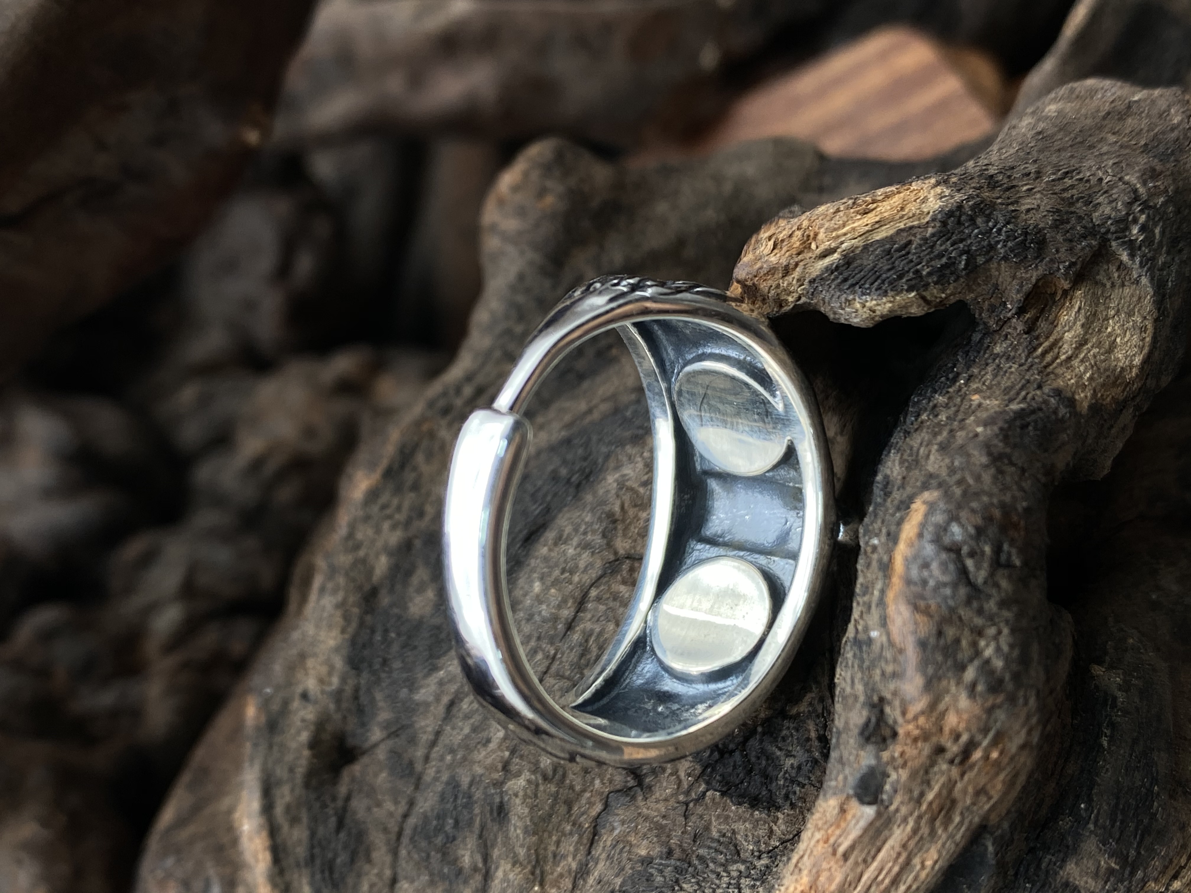 Owl Ring Adjustable Ring Sterling Silver 925