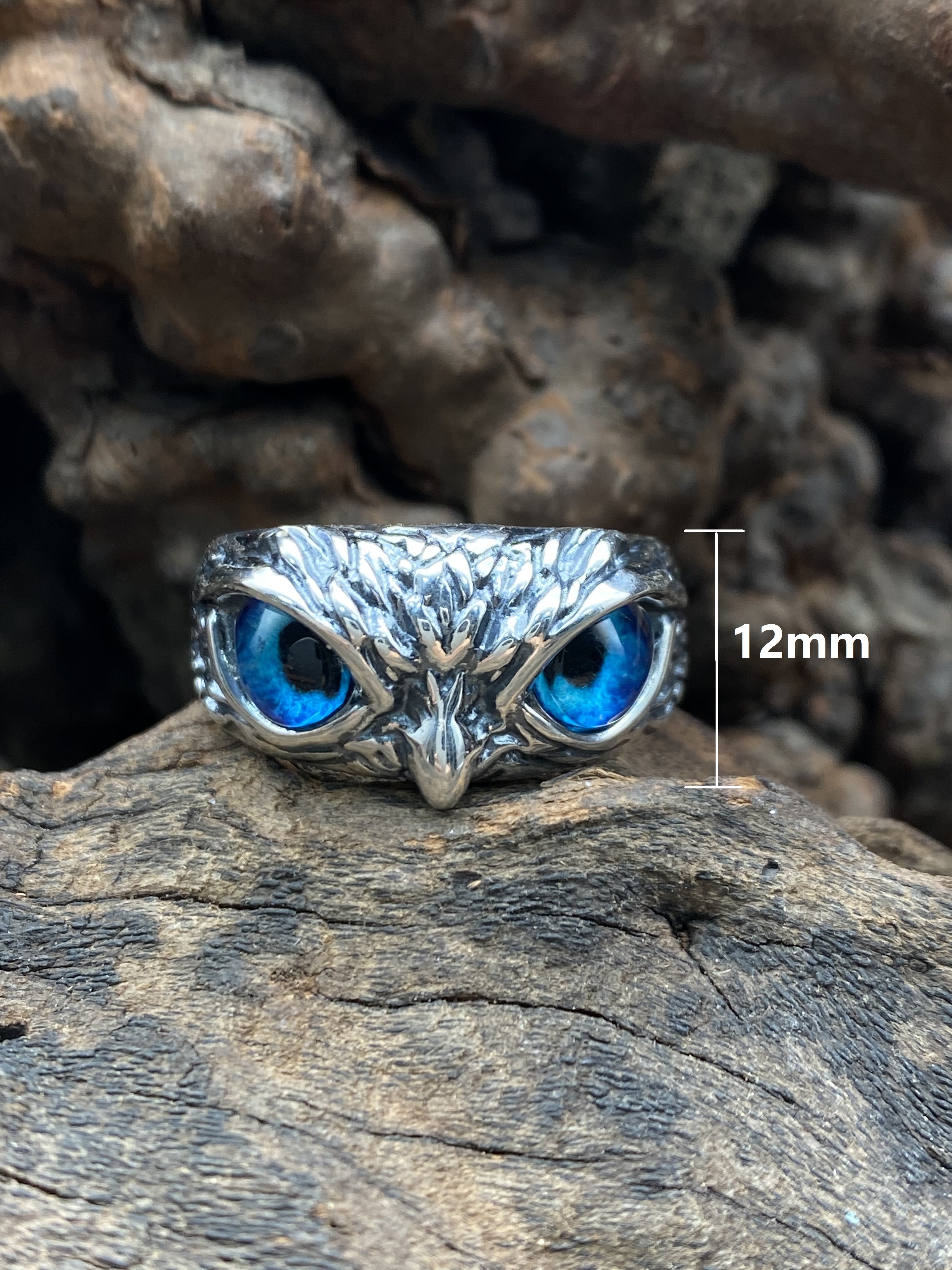 Owl Ring Adjustable Ring Sterling Silver 925