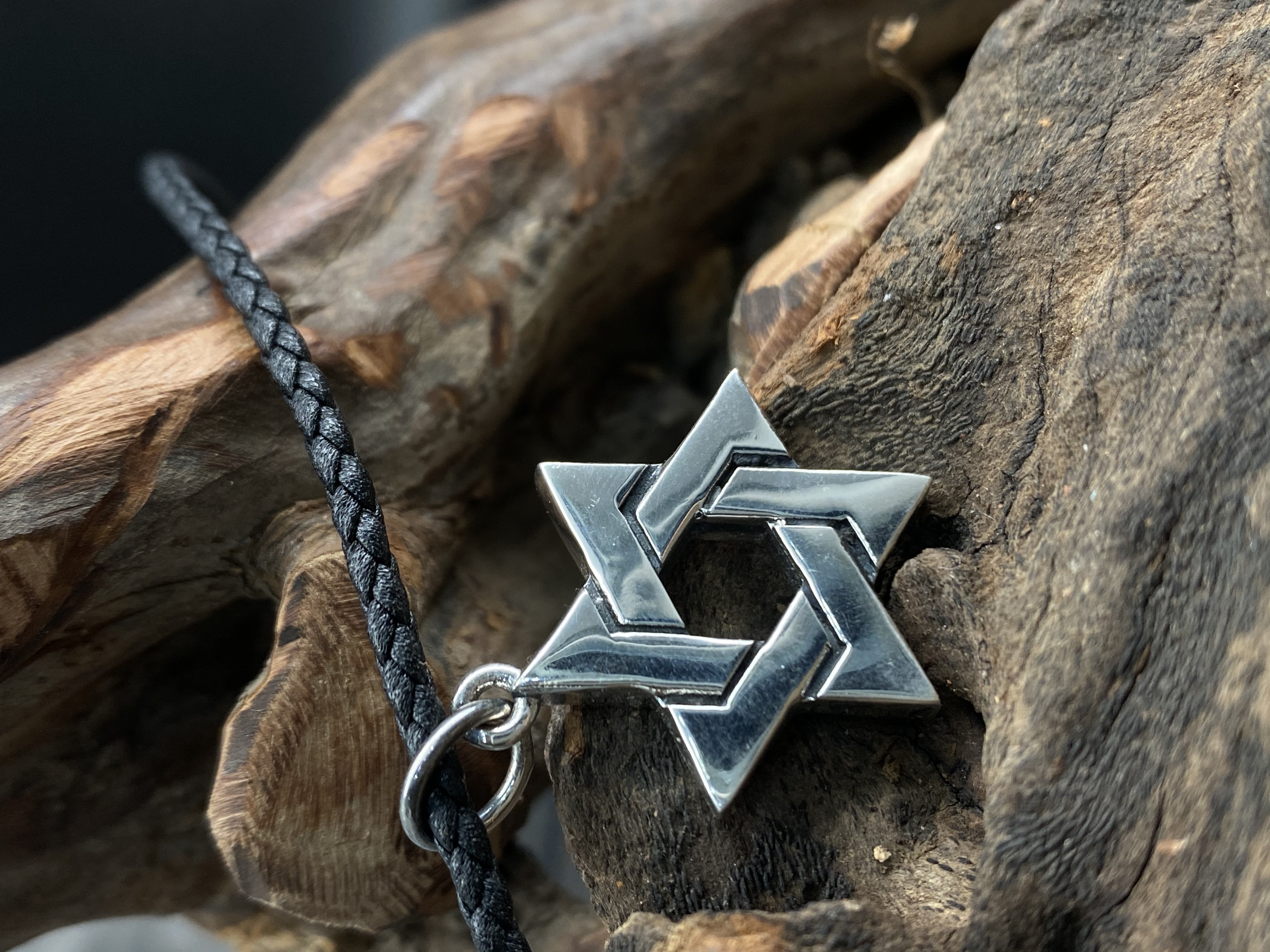 Star Of David Pendant Hexagram Pendant Sterling Silver 925