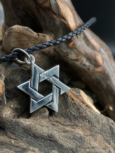 Star Of David Pendant Hexagram Pendant Sterling Silver 925