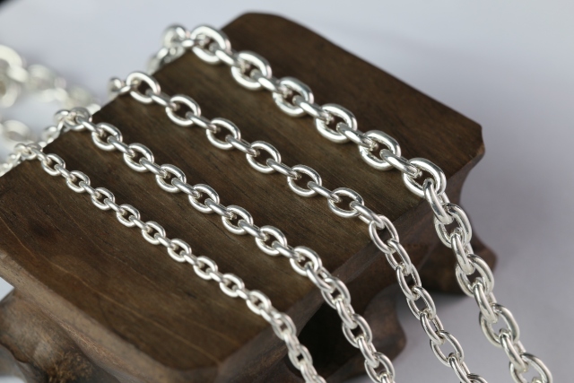 Silver Chain Mens Chain Sterling 925 Chain 3mm 4mm 4.5mm 5.5mm