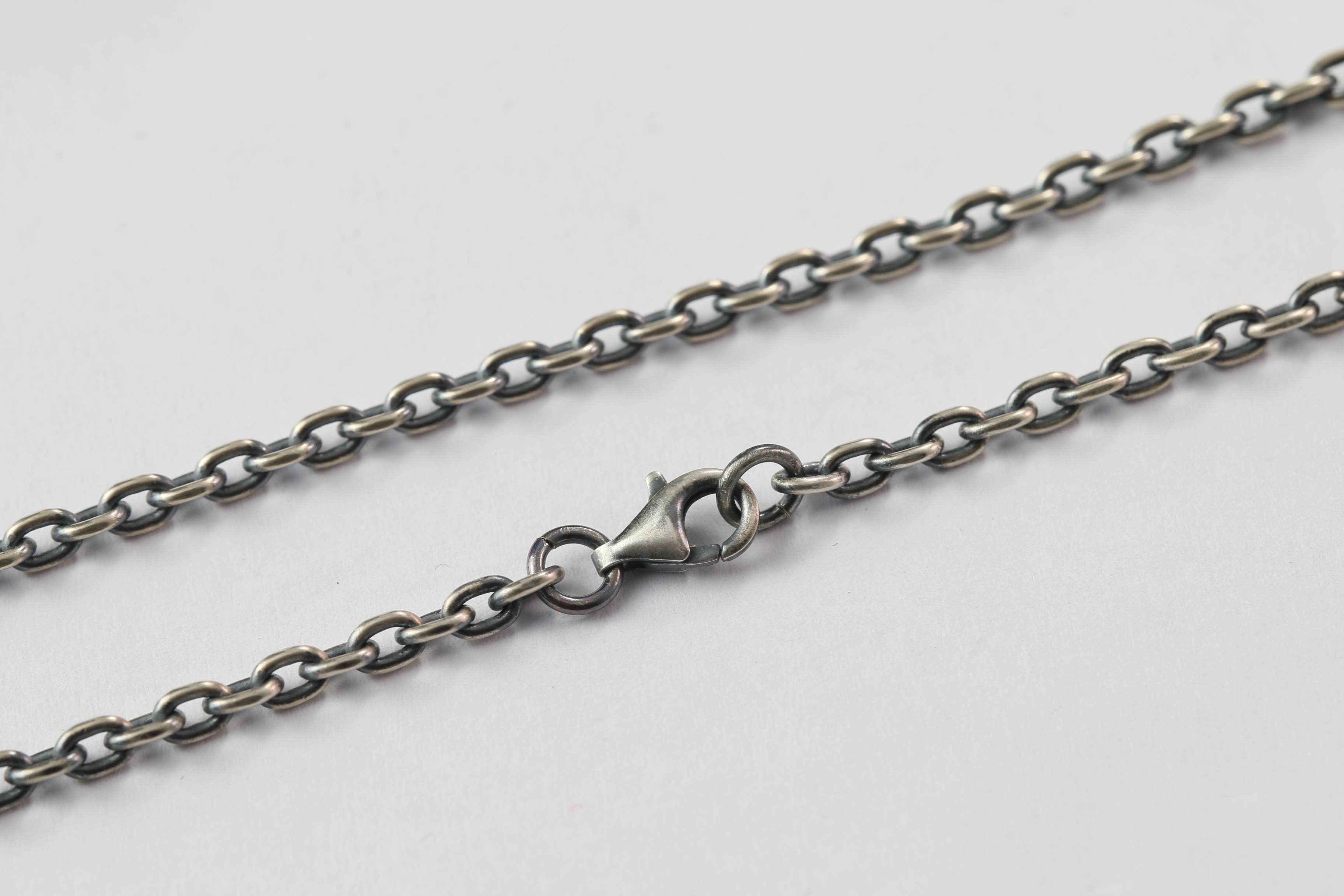 Silver Chain Mens Chain Sterling 925 Chain 3mm 4mm 4.5mm 5.5mm