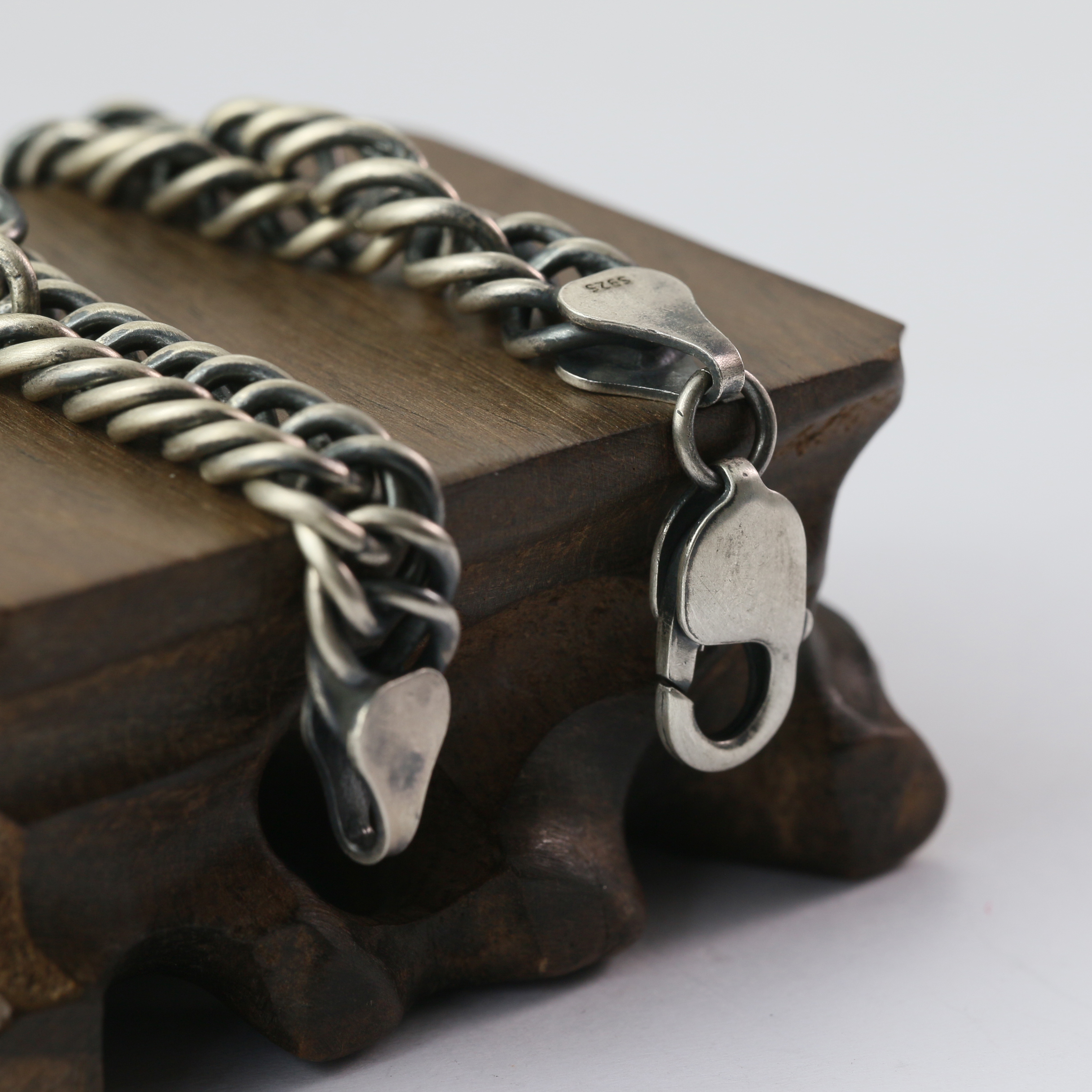 Silver Chain Mens Chain Sterling 925 Chain 9mm