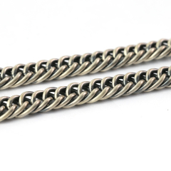 Silver Chain Mens Chain Sterling 925 Chain 9mm