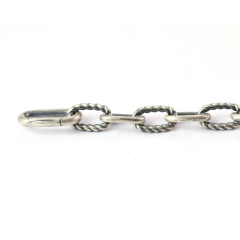 Silver Chain Mens Chain Sterling 925 Chain 10.5mm