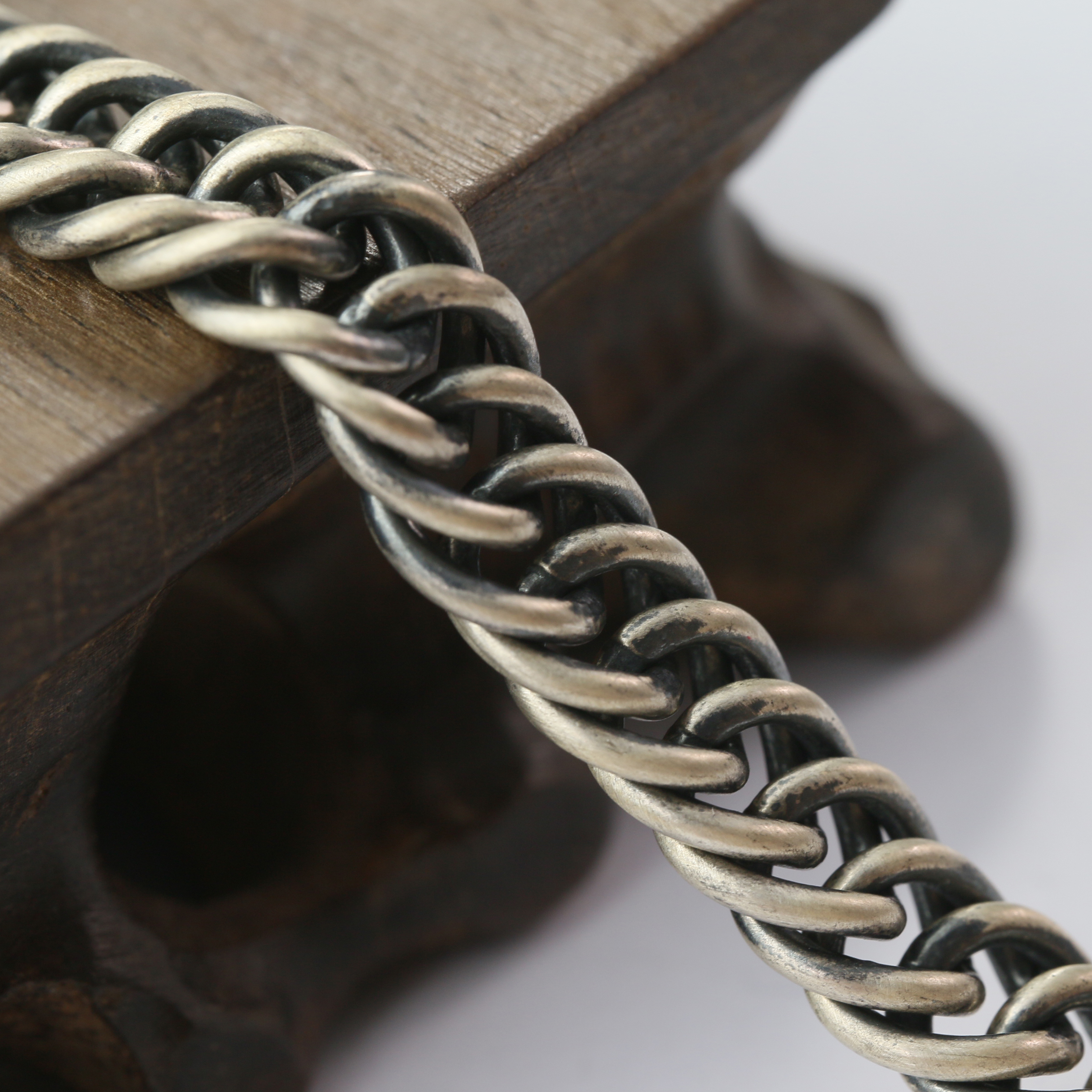 Silver Chain Mens Chain Sterling 925 Chain 9mm
