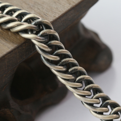 Silver Chain Mens Chain Sterling 925 Chain 9mm