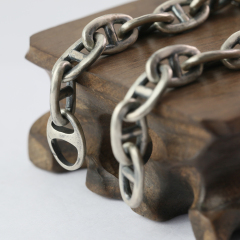 Silver Chain Mens Chain Sterling 925 Chain 9.2mm