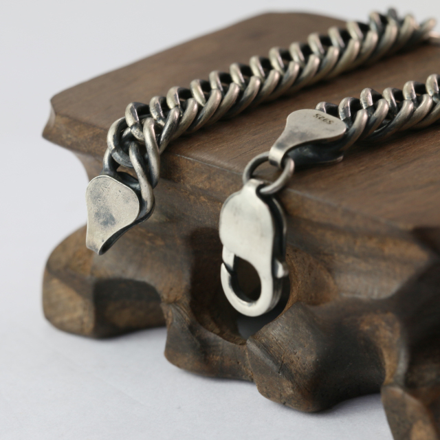 Silver Chain Mens Chain Sterling 925 Chain 9mm