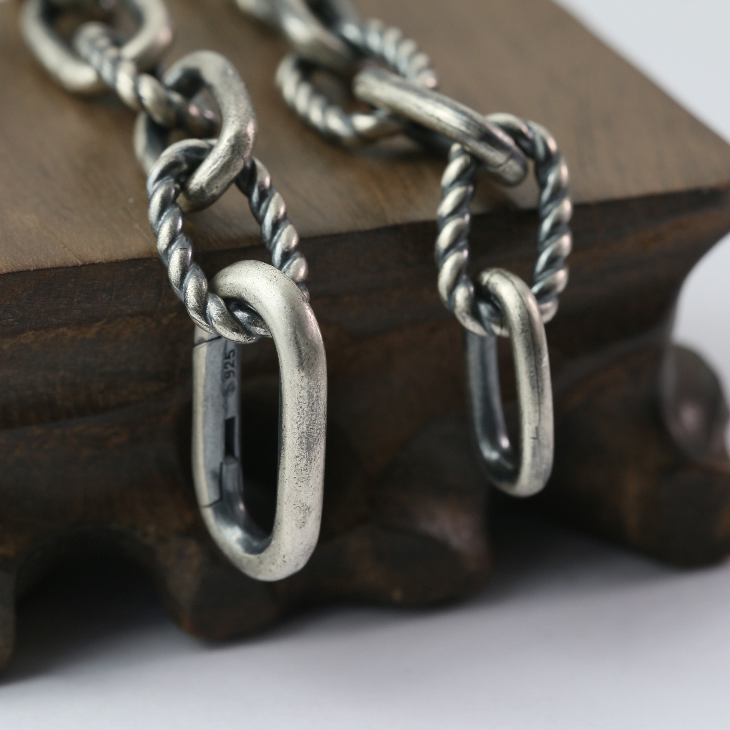 Silver Chain Mens Chain Sterling 925 Chain 14mm