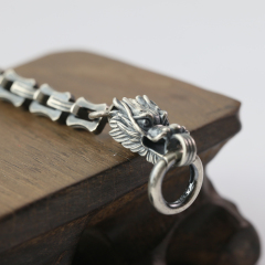 Silver Chain Mens Chain Sterling 925 Chain 6mm