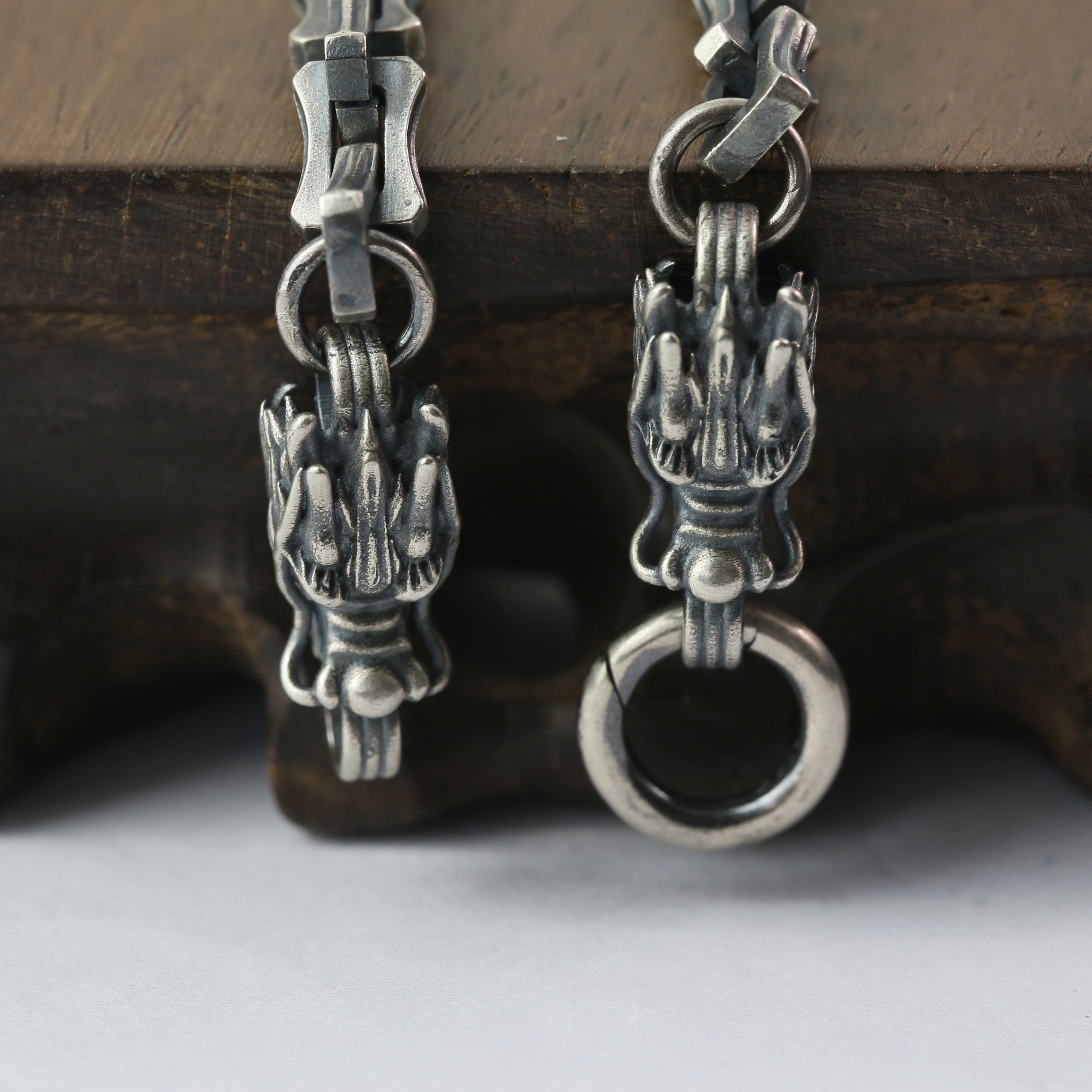 Silver Chain Mens Chain Sterling 925 Chain 13mm