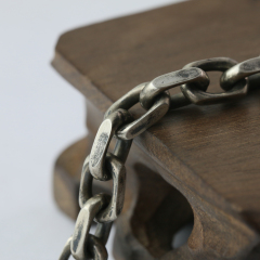 Skull Bracelet Chain  Silver Chain Mens Chain Sterling 925 Chain