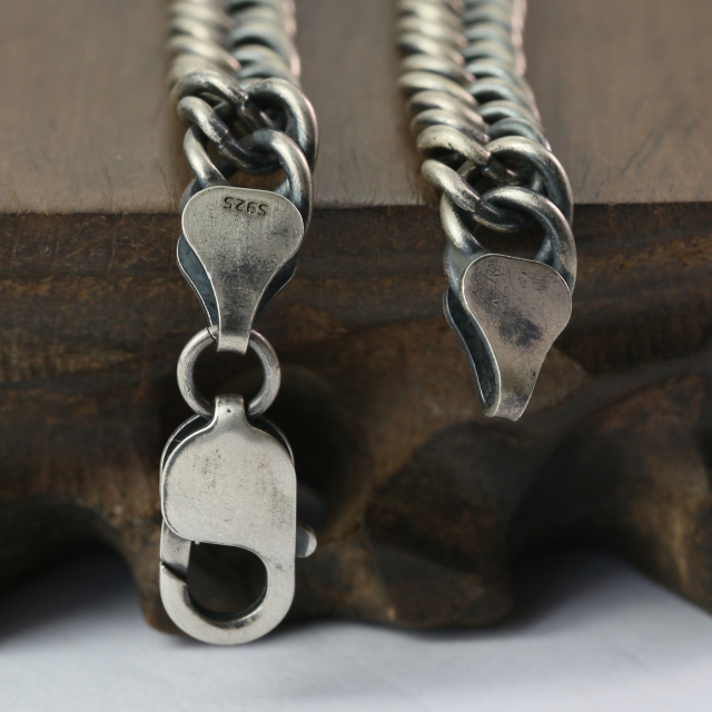 Silver Chain Mens Chain Sterling 925 Chain 9.2mm
