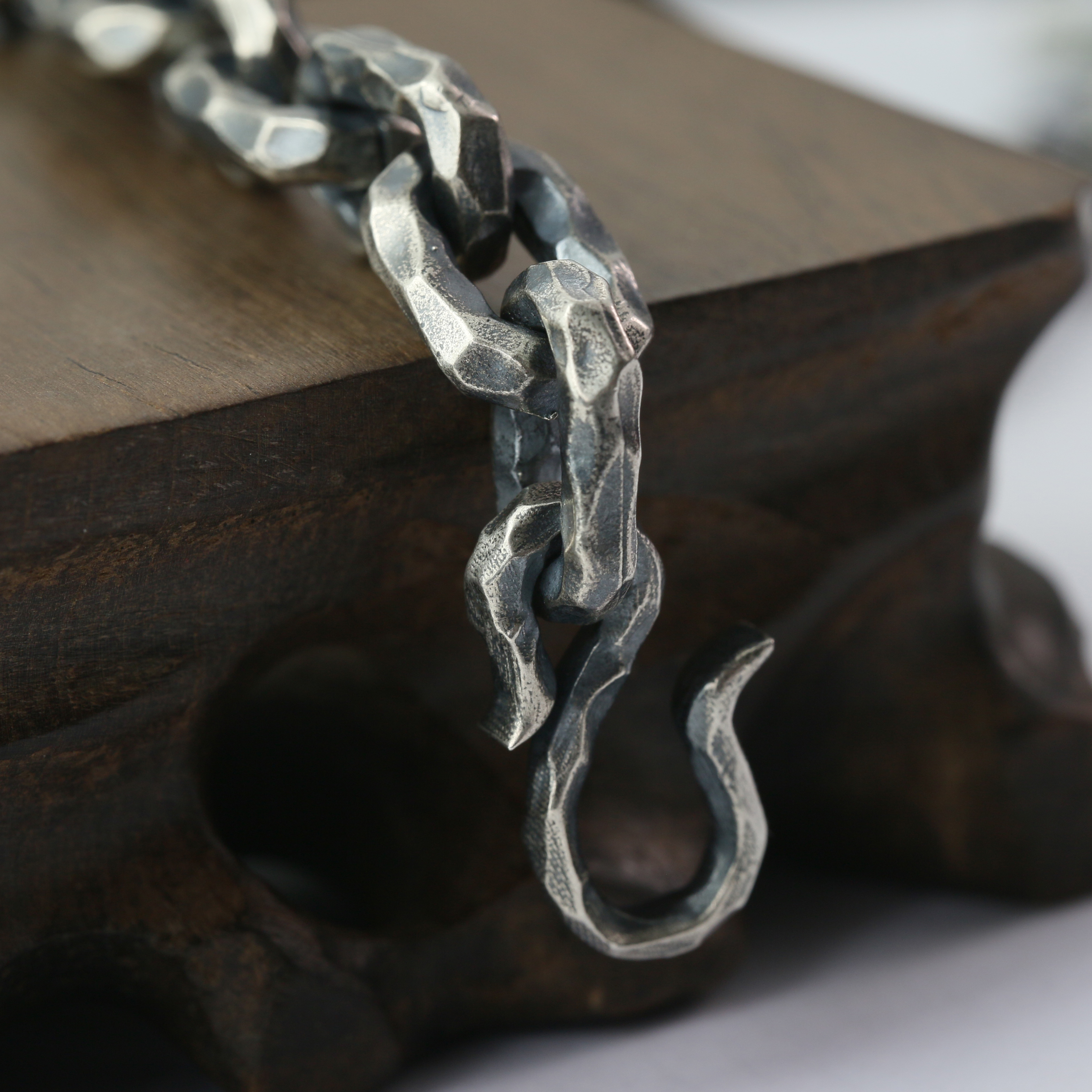 Silver Chain Mens Chain Sterling 925 Chain 10mm
