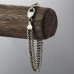Silver Chain Mens Chain Sterling 925 Chain 9mm
