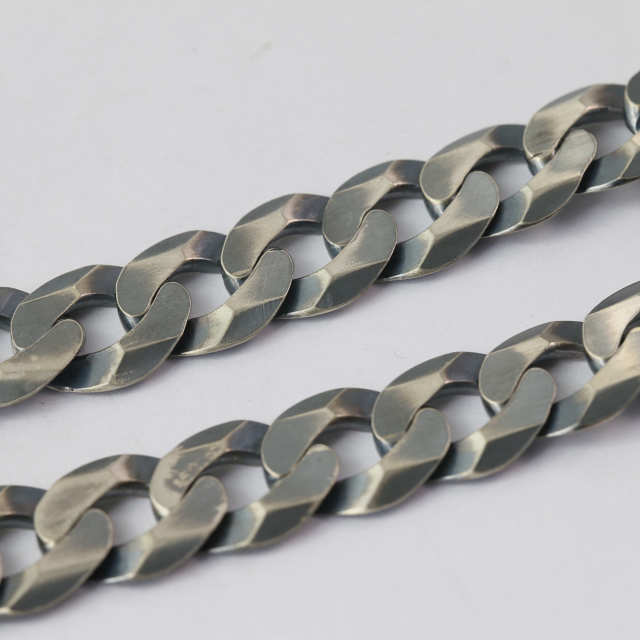 Silver Bracelet Chain Mens Chain Sterling 925 Chain 13mm