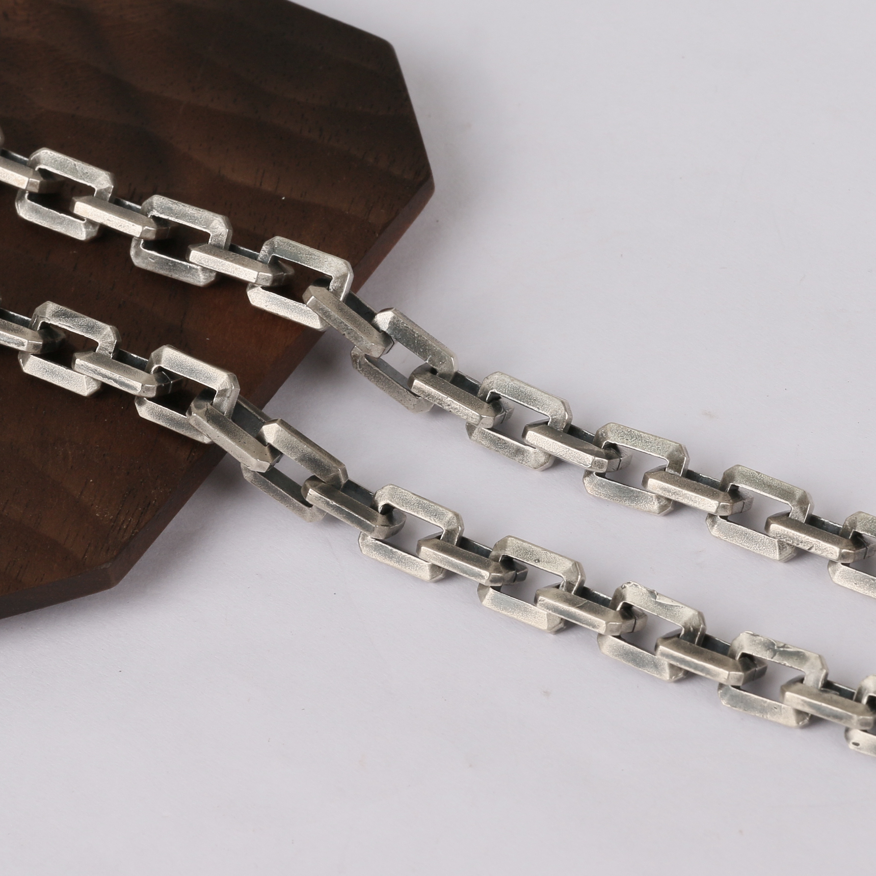 Silver Chain Mens Chain Sterling 925 Chain 6mm 8mm