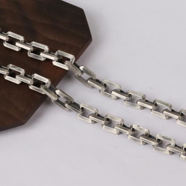 Silver Chain Mens Chain Sterling 925 Chain 6mm 8mm