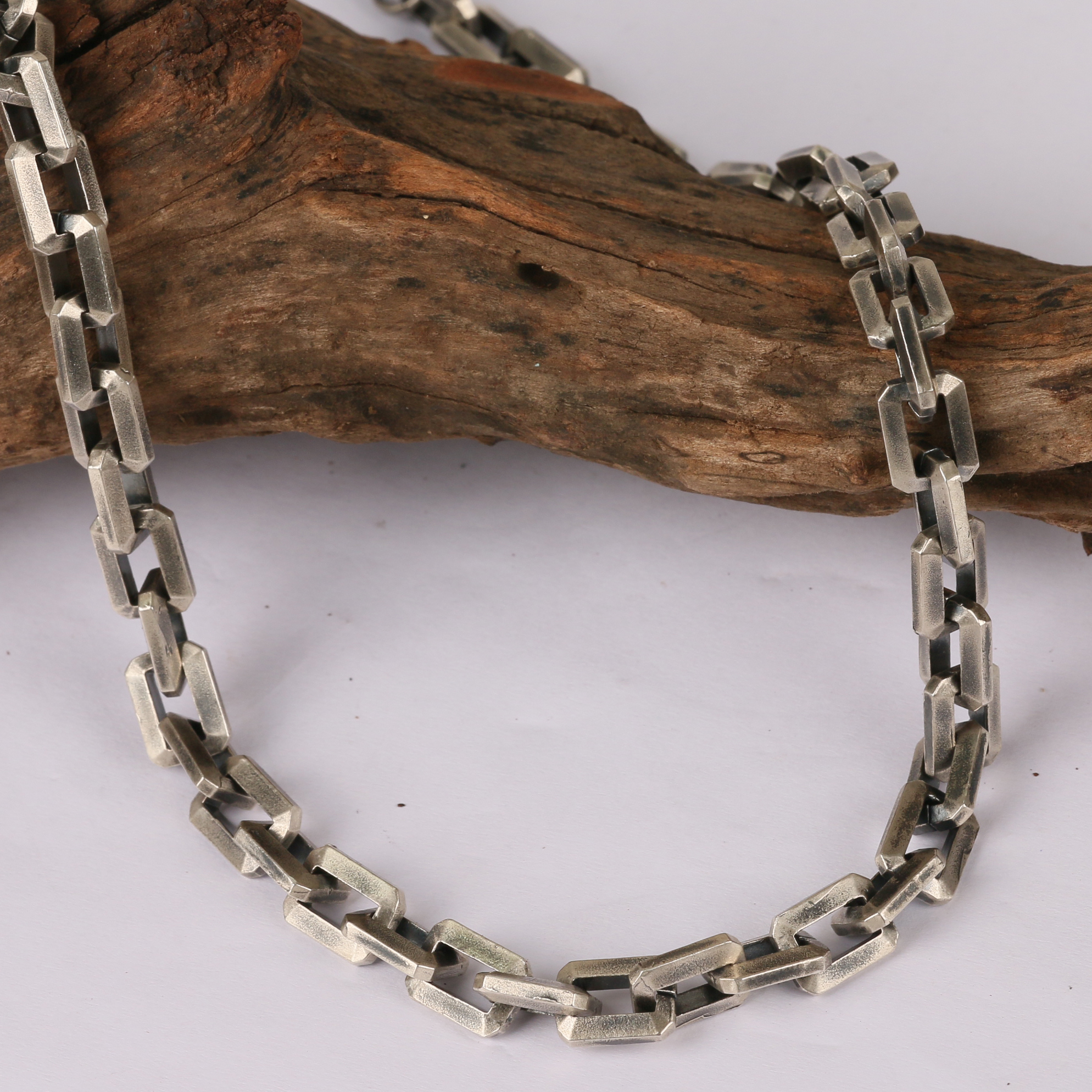 Silver Chain Mens Chain Sterling 925 Chain 6mm 8mm